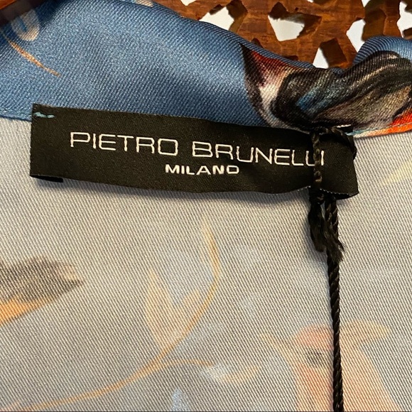 🚺 Pietro Brunelli blue singing bird tunic - Picture 5 of 11